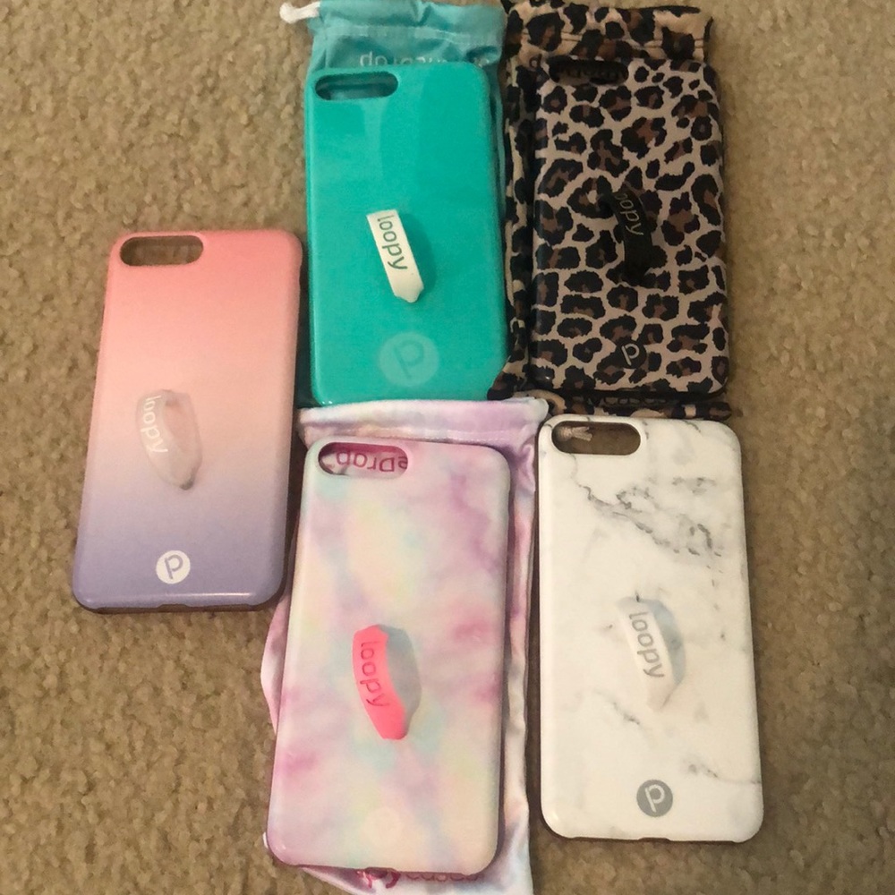 Bundle of Loopy Cases for iPhone 8 Plus {price for entire lot - 5}